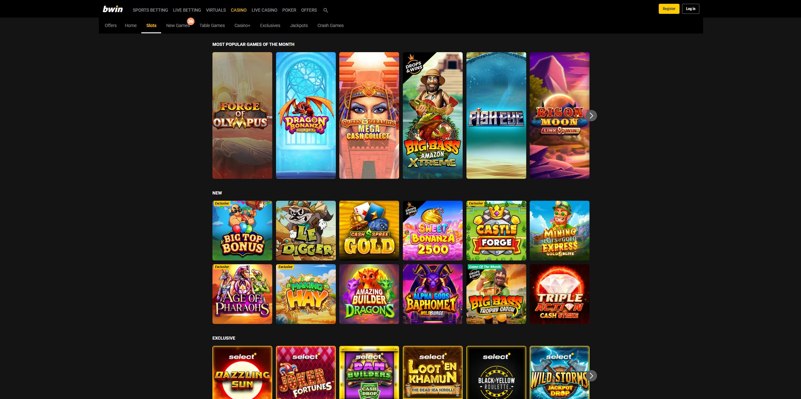 Bwin Casino screenshot 2