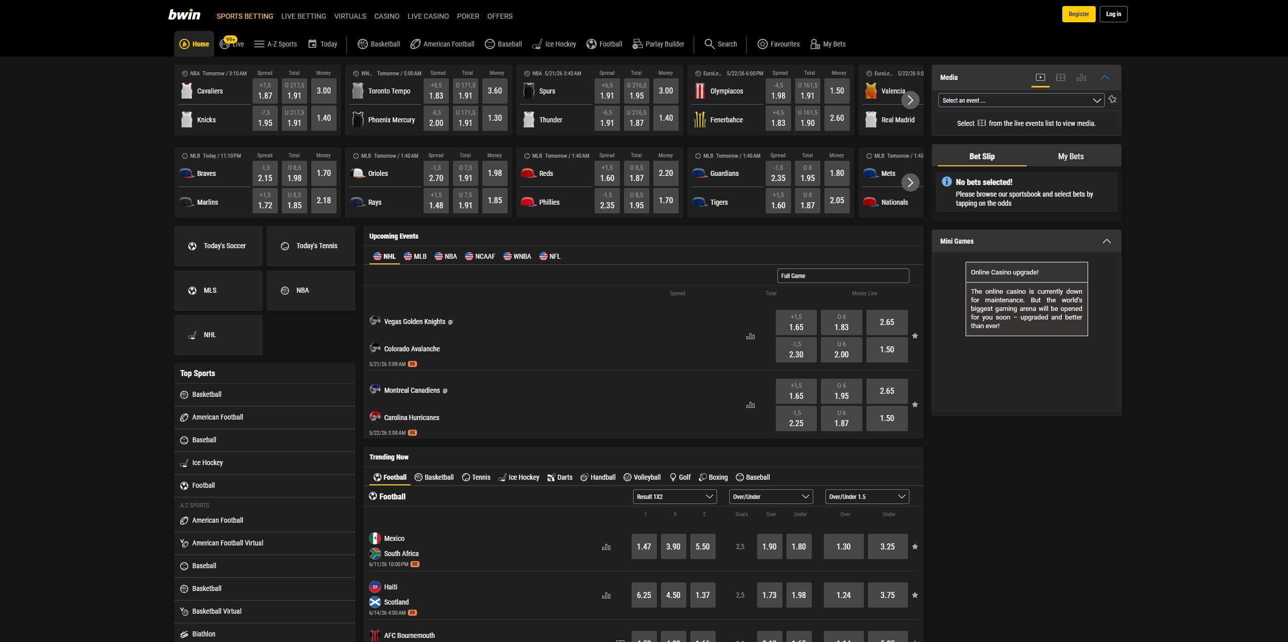 Bwin Casino screenshot 4