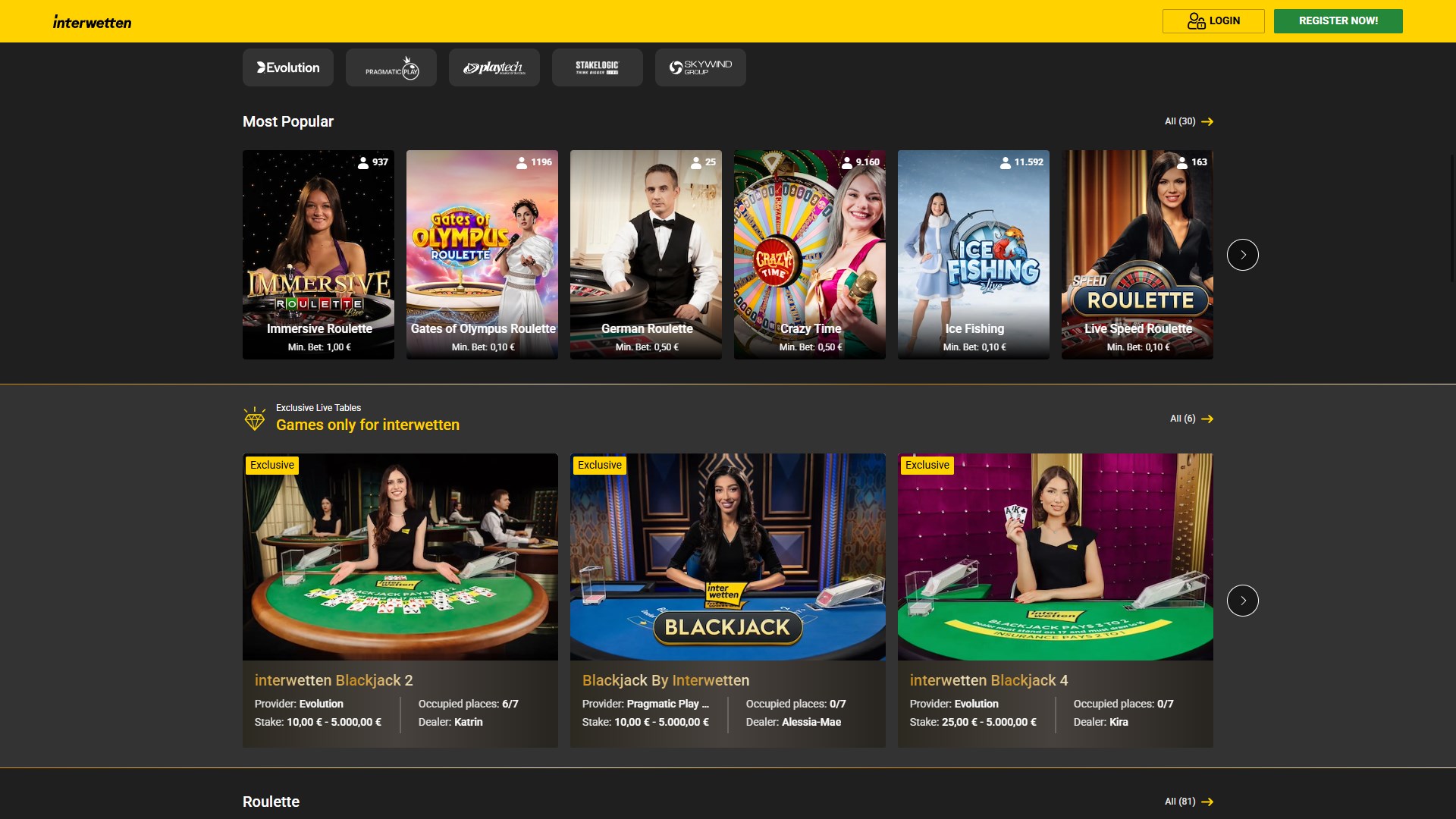Interwetten Casino screenshot 4