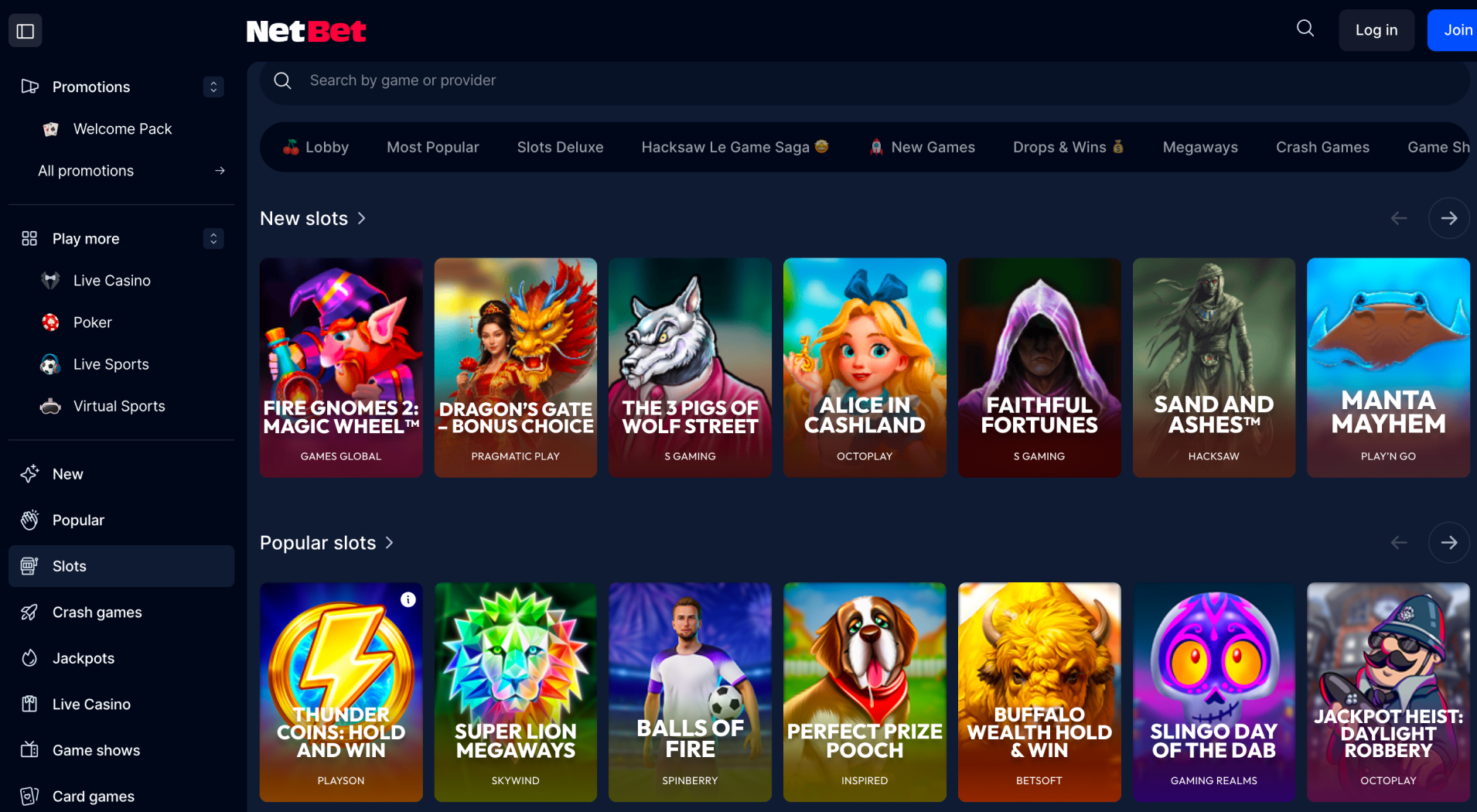 NetBet Casino screenshot 3